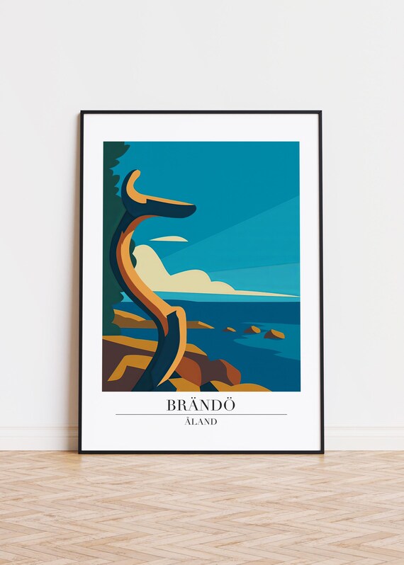Brnd Illustration Art Print Modern Scandinavian Poster