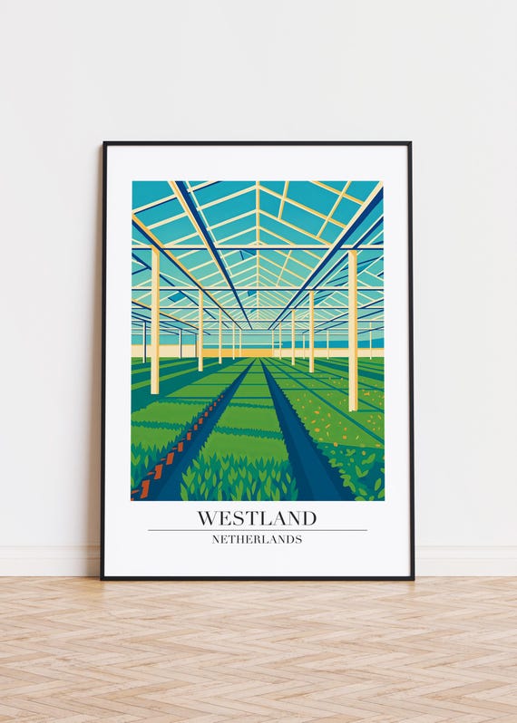 Westland Netherlands Modern City Poster