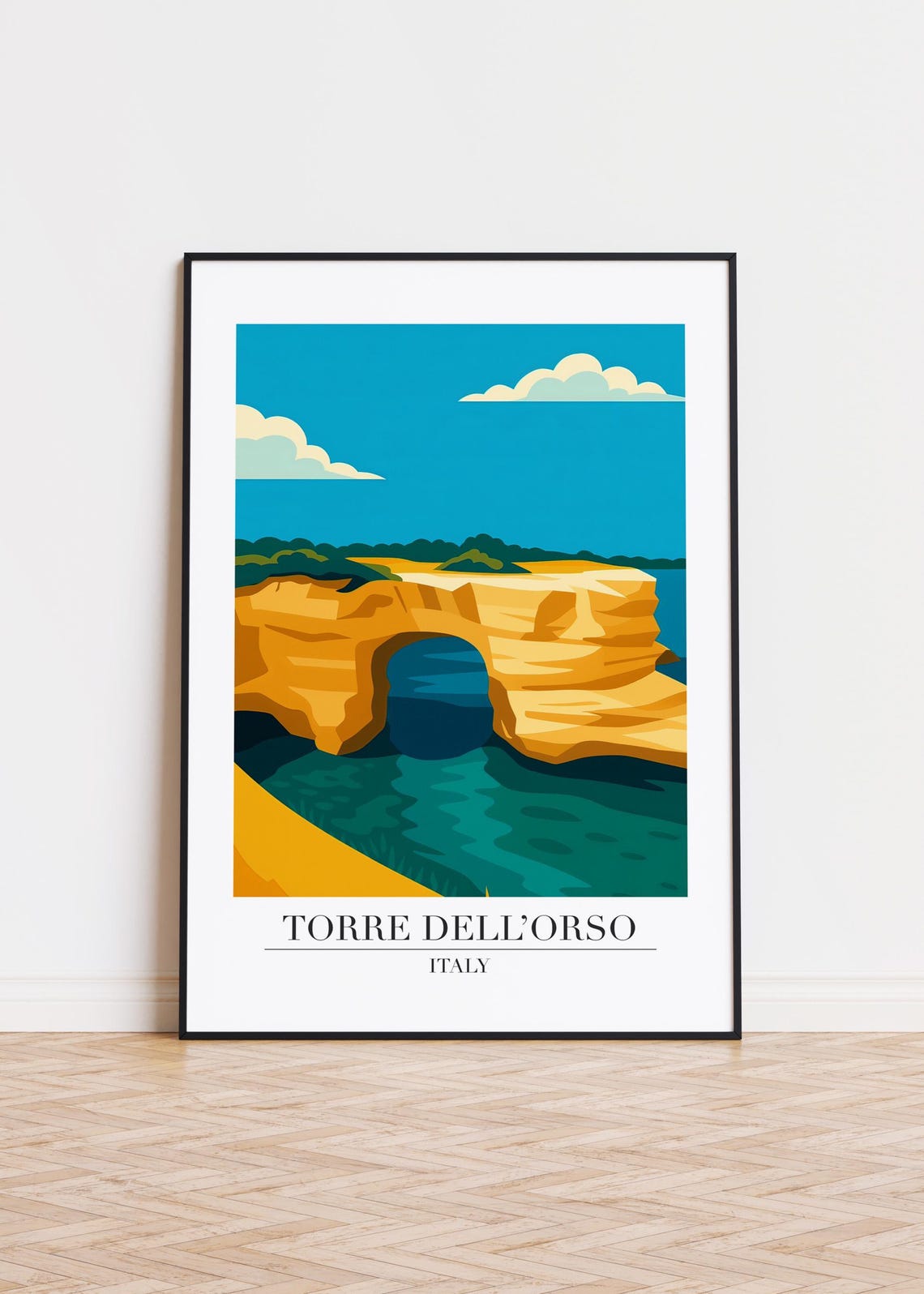 Torre Dellorso Italy Travel Poster