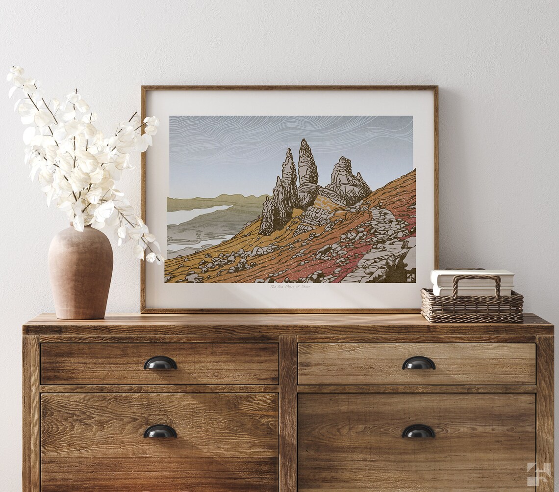 The Old Man of Storr, Isle of Skye Travel Poster - Image 2