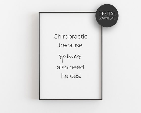 Chiropractic Print Chiro Office Decor Chiropractor Gift Chiropractic Poster Spine Whisperer Art Funny Chiro Poster Wall Art
