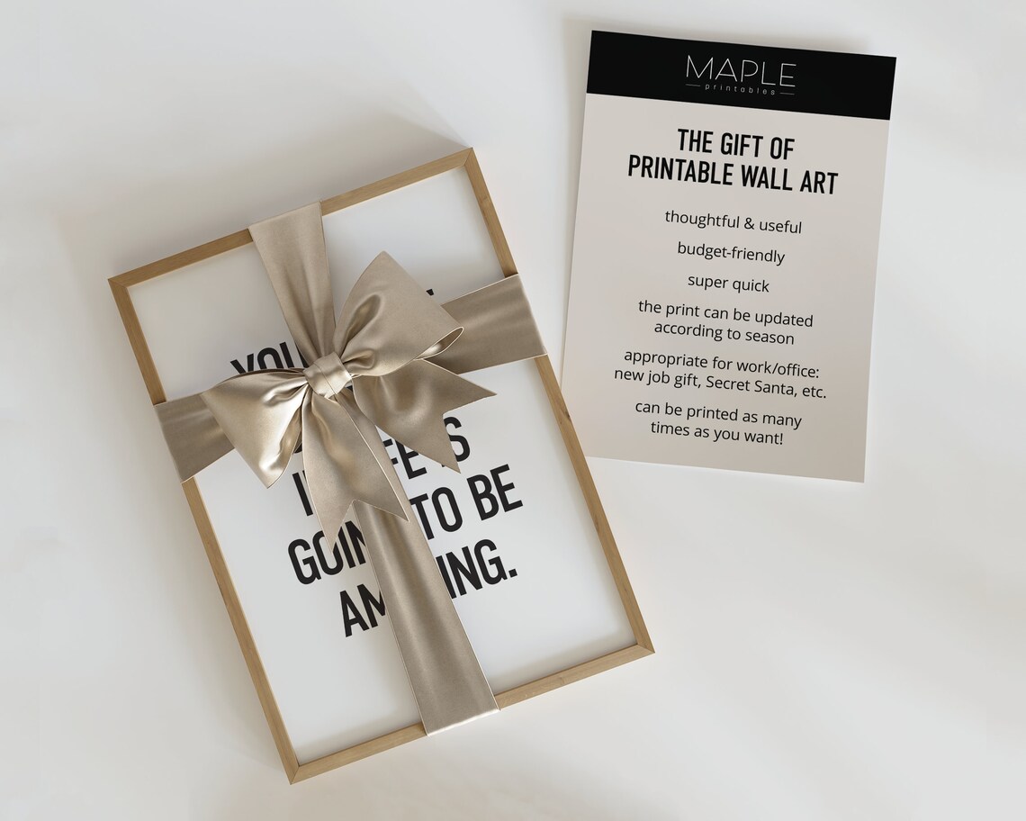 Inspirational Manifestation Poster, Life Quote Art Print - Image 3