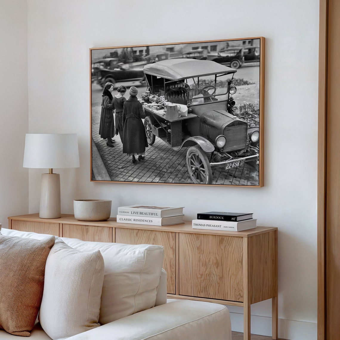 Food Truck Art Black And White Art Vintage Wall Art Old Photo Food Wall Art Funny Art Antique Car Wall Art - Image 5