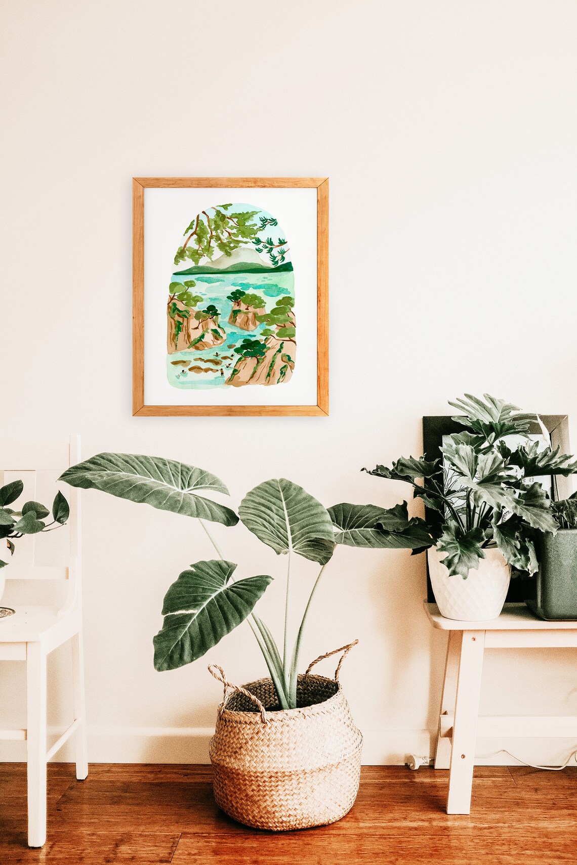 Tropical Beach Art Print, Ocean Beach Decor - Image 3