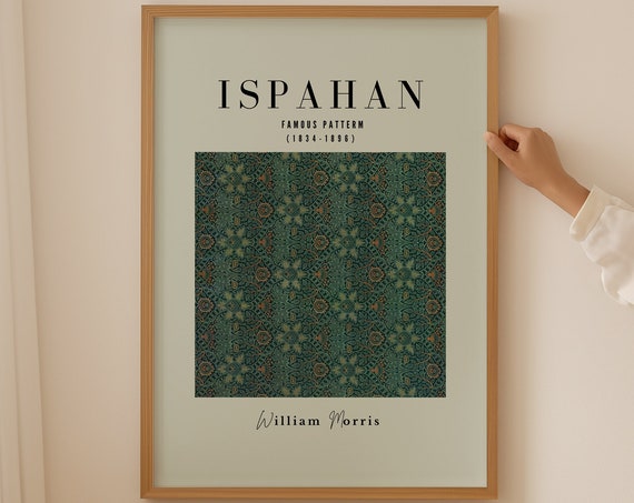 William Morris Prints Rare Find Vintage Green Decor Eid Ramadan Gifts Exhibition Posters Unique Gift For Her Gallery Wall