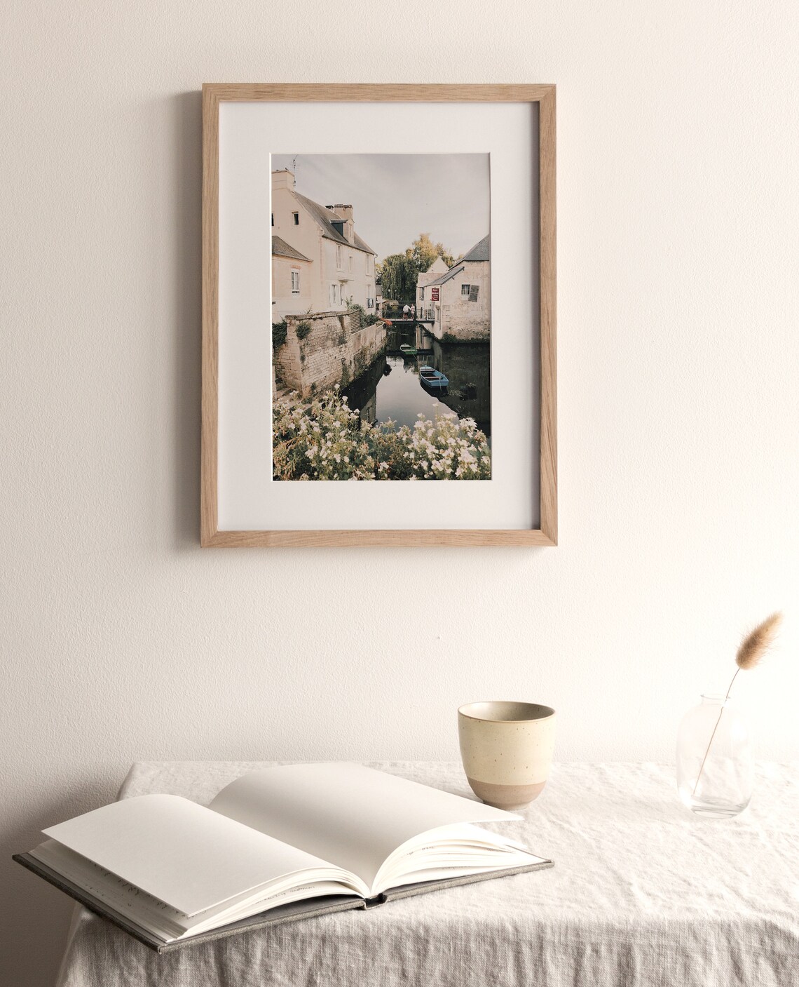 Bayeux French Country Decor, Normandy Cityscape Print - Image 3