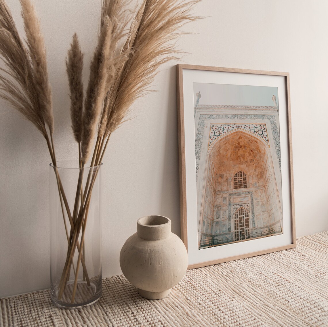 Moroccan Door Print, Pastel Architectural Art Print - Image 2