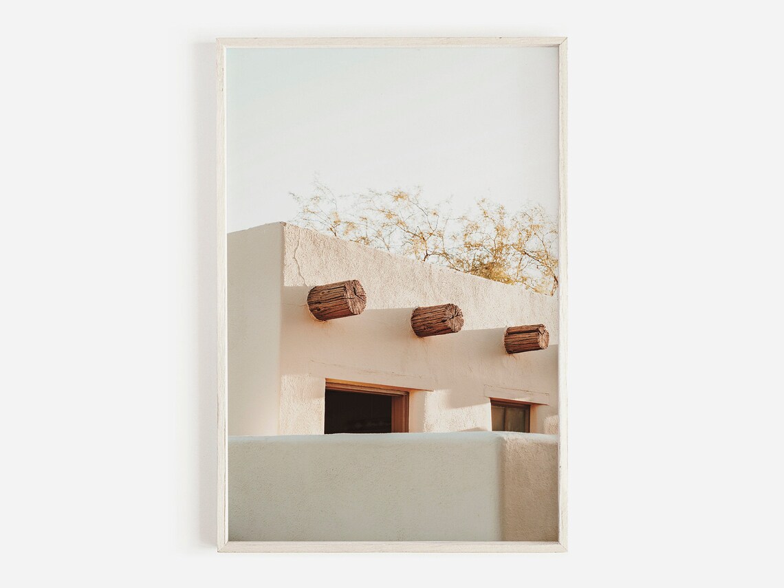 Adobe House Moroccan Architecture Art Print