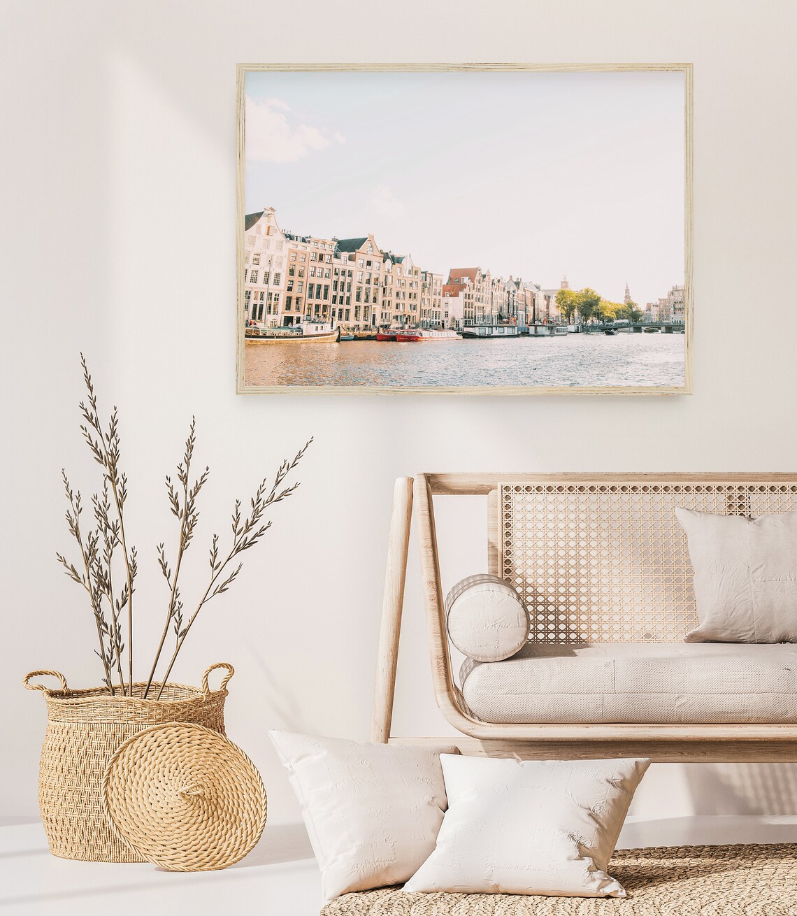 Amsterdam Boho Pastel Travel Poster, European City - Image 3
