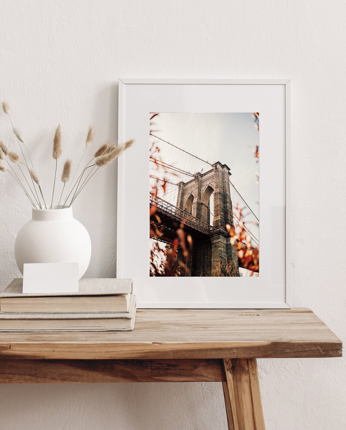 Brooklyn Bridge Photography, New York Urban Poster - Image 4