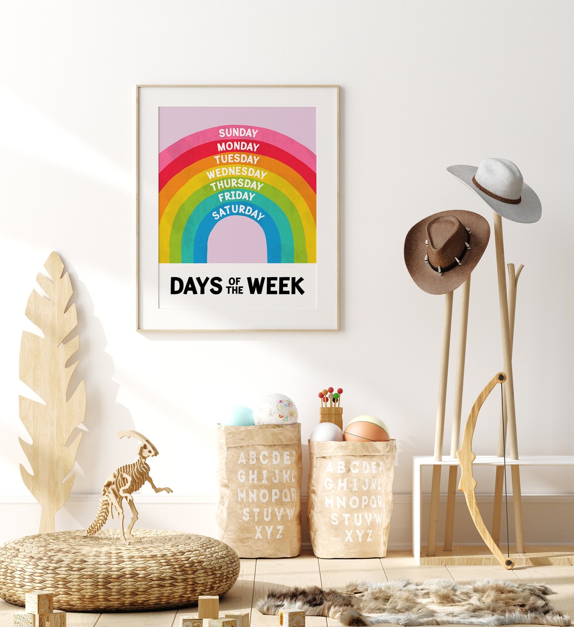 Rainbow Days of the Week Nursery Classroom Poster - Image 4