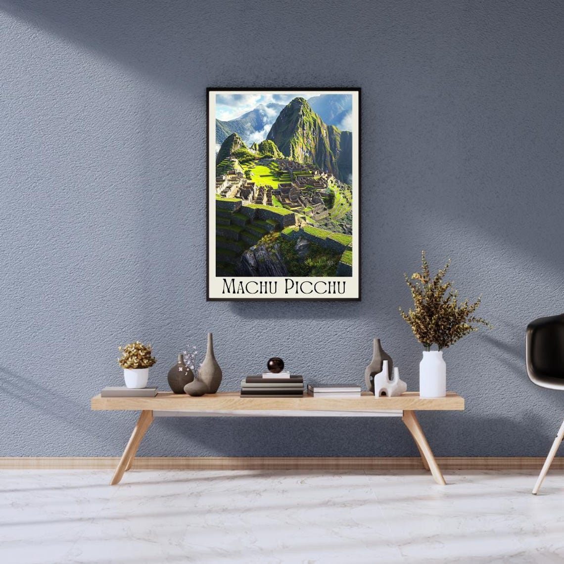 Machu Picchu Poster with Ancient Incan Ruins and Mountain Peaks - Image 5