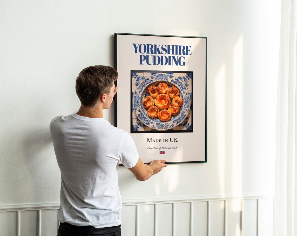 Yorkshire Pudding On Maiolica Tile Plate Art Print - Image 3