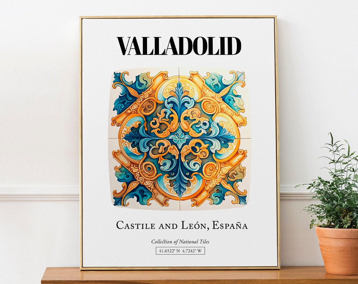 Valladolid Castile and Leon Spain Travel Poster