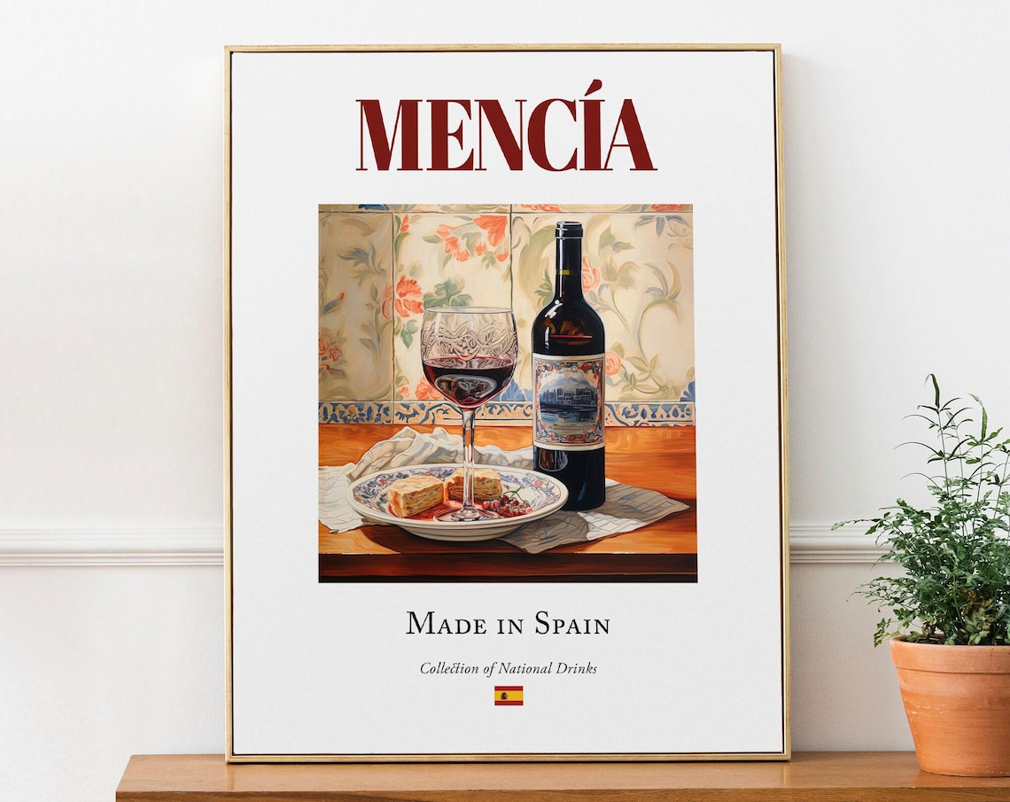 Menca on Maiolica Tile, Leon Beverage Poster