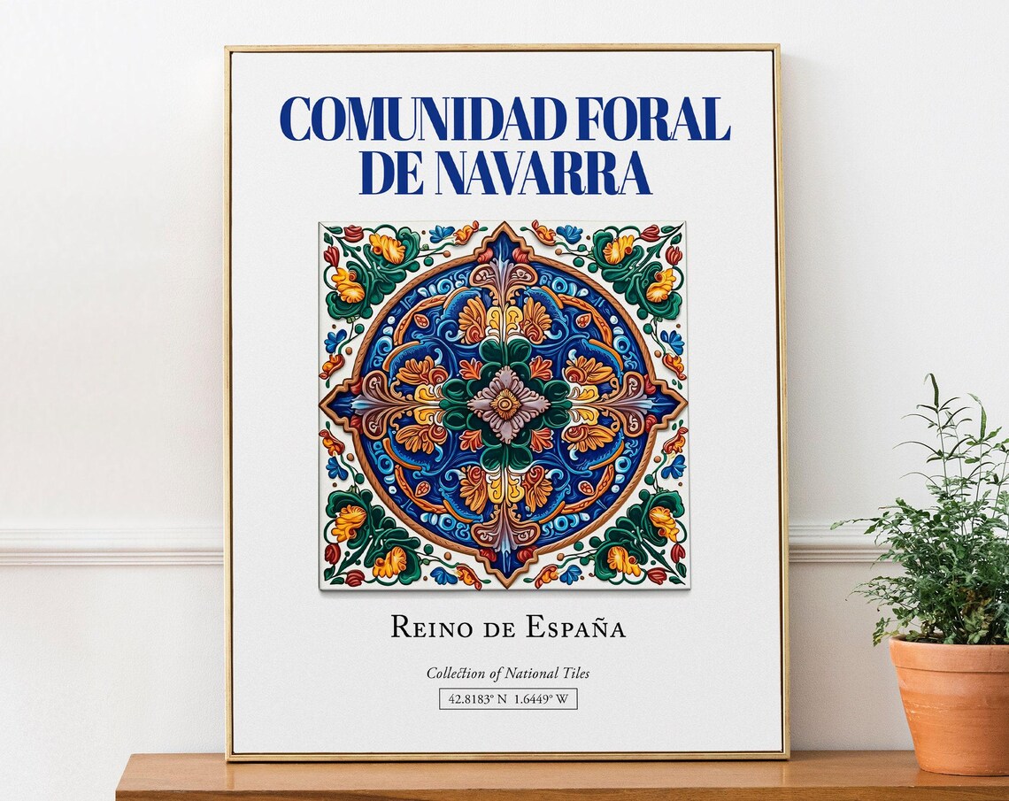 Comunidad Foral De Navarra Spain Travel Poster