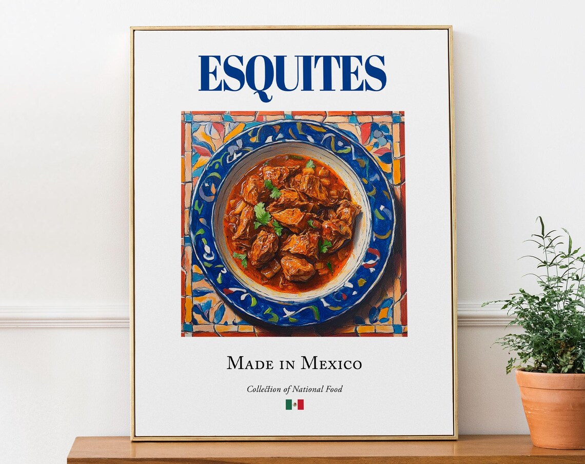 Esquites Traditional Mexican Cuisine Kitchen Art