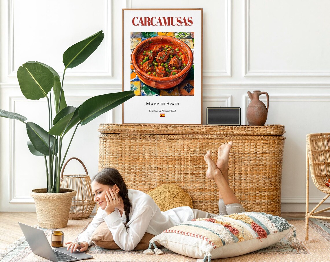 Carcamusas Traditional Spanish Food Dining Room Decor - Image 2