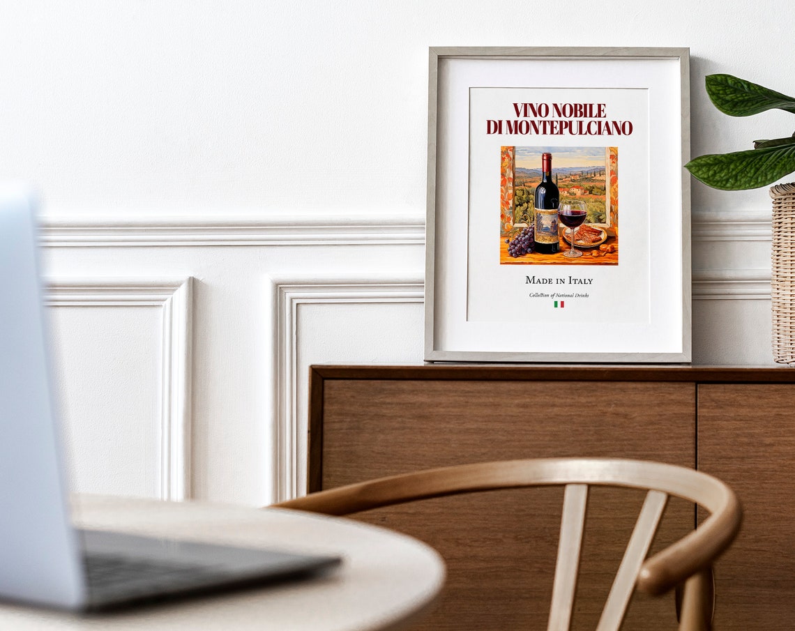 Vino Nobile Di Montepulciano, Italian Beverage Poster - Image 4