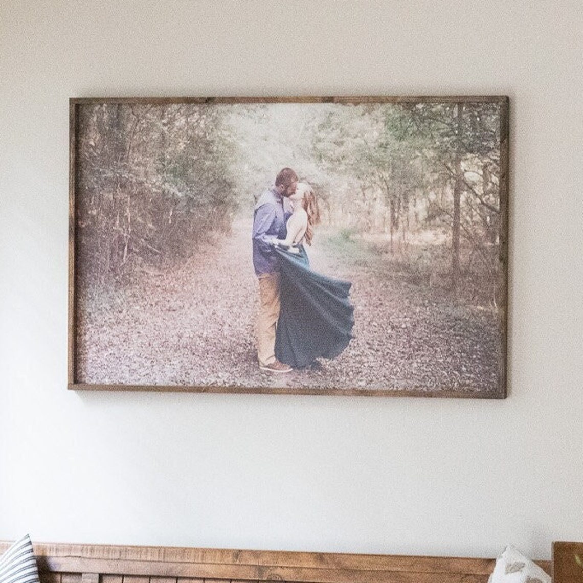 Photo Wood Framed Sign Wood Framed Picture Signs Family Photo Framed Wood Picture Sign Custom Wood Framed Farmhouse Sign