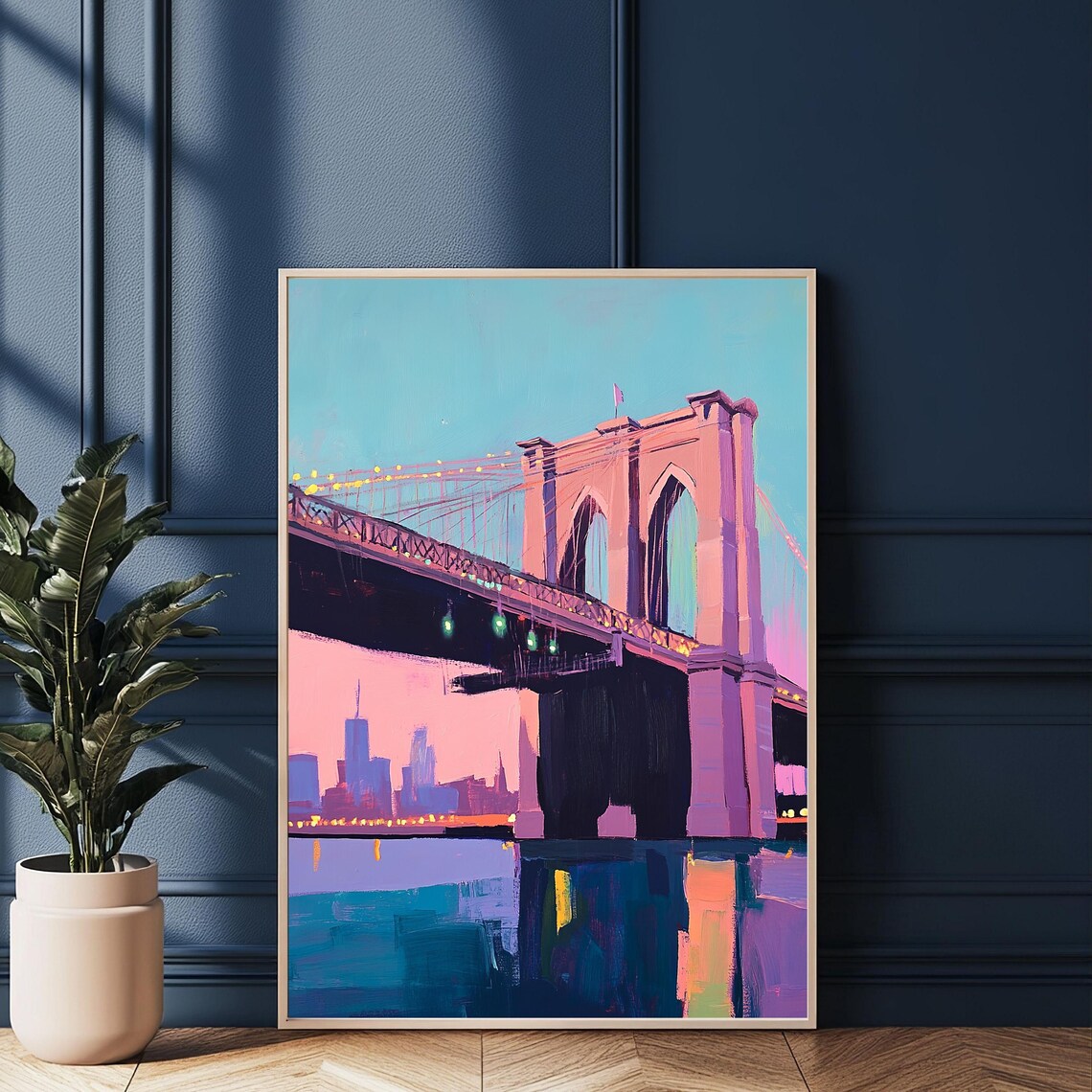 Brooklyn Bridge, NYC Skyline Sunset Cityscape - Image 5