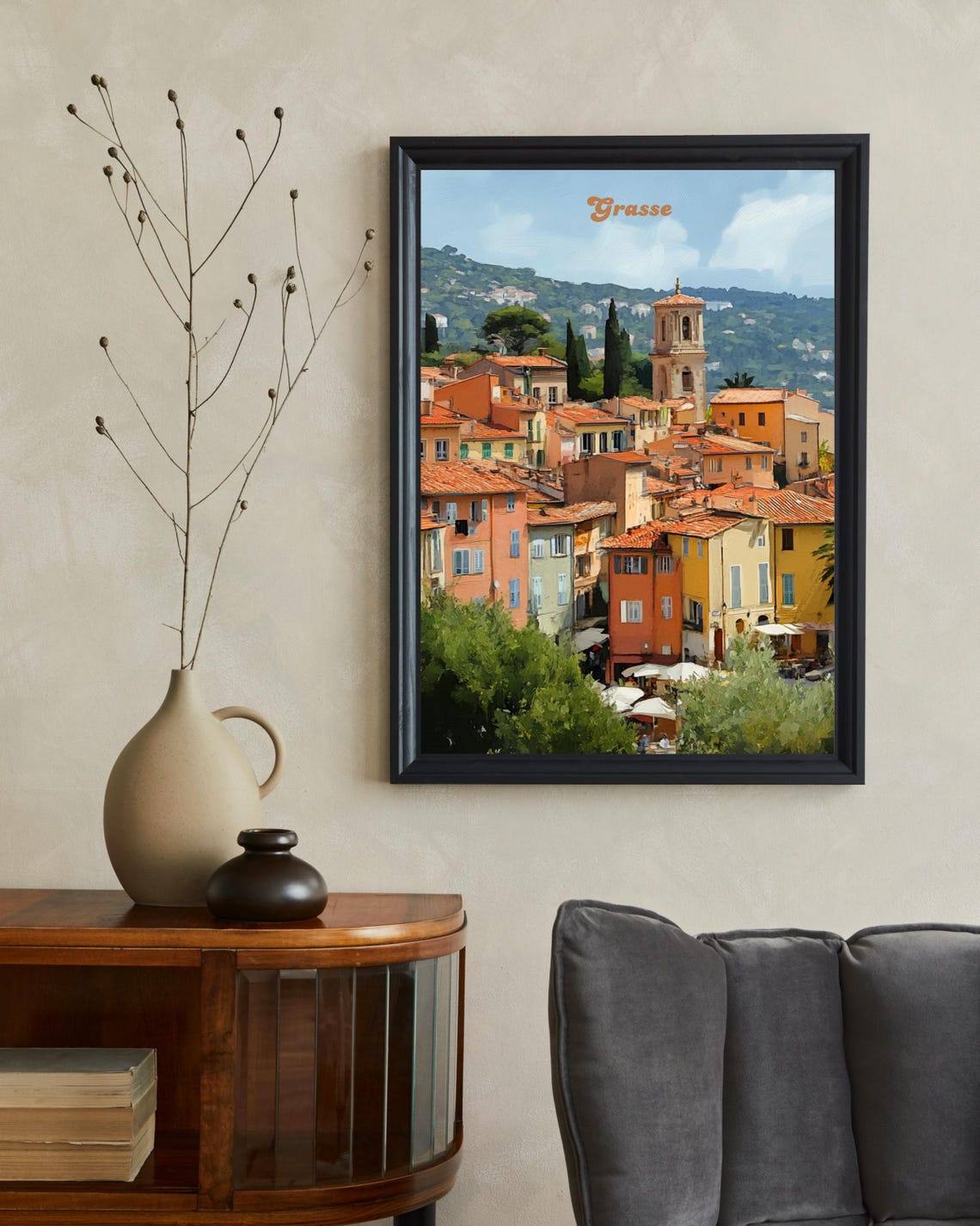 Grasse France Travel Poster, Provence Art - Image 2
