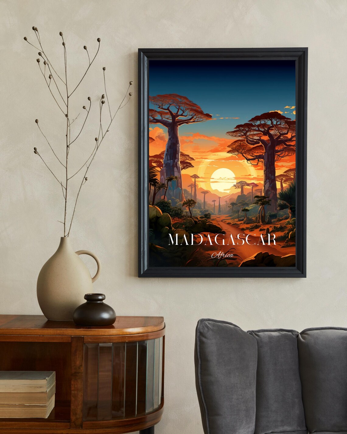 Madagascar Travel Poster, Africa Wall Art - Image 2