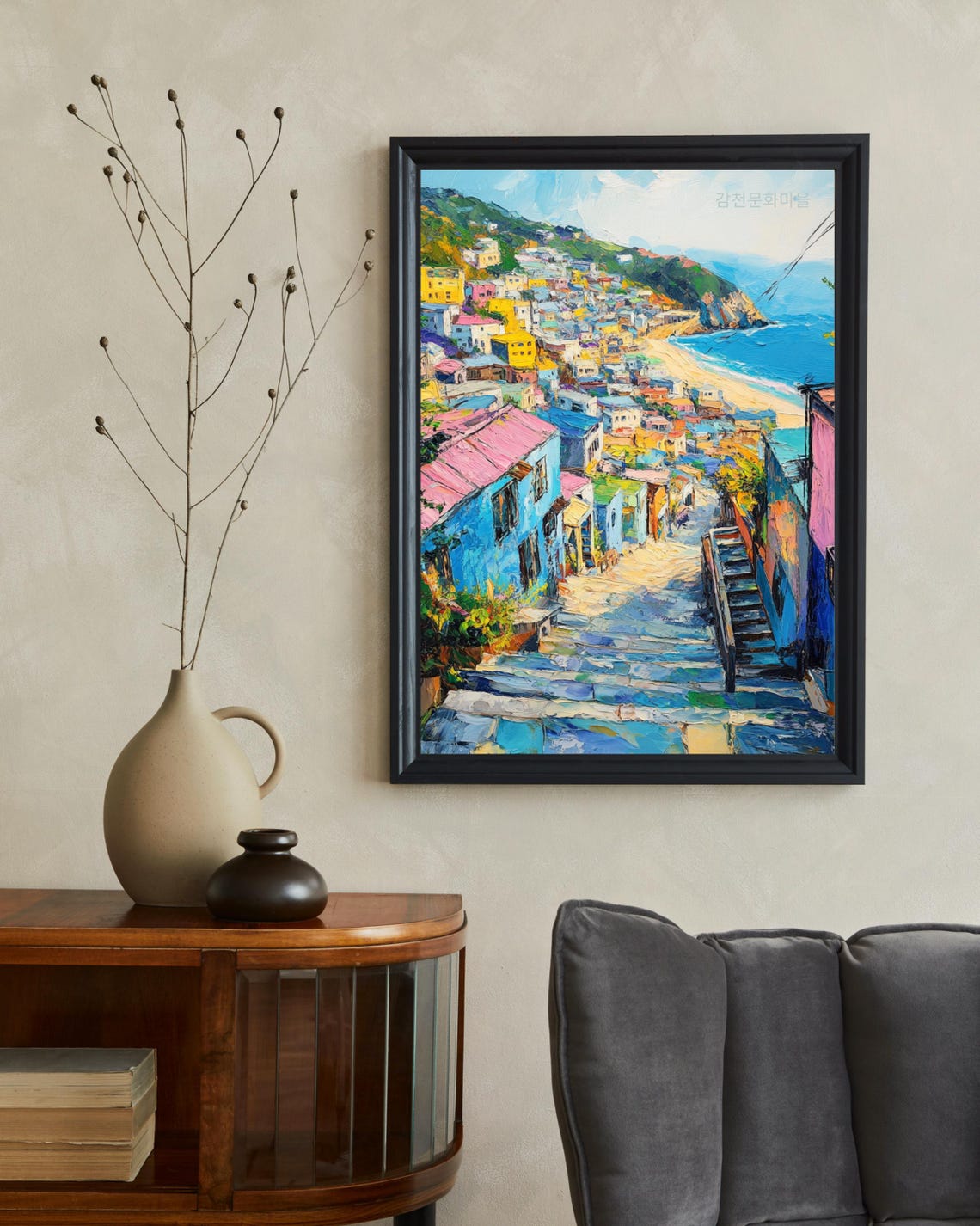 Busan Travel Poster, Gamcheon Culture Village - Image 2