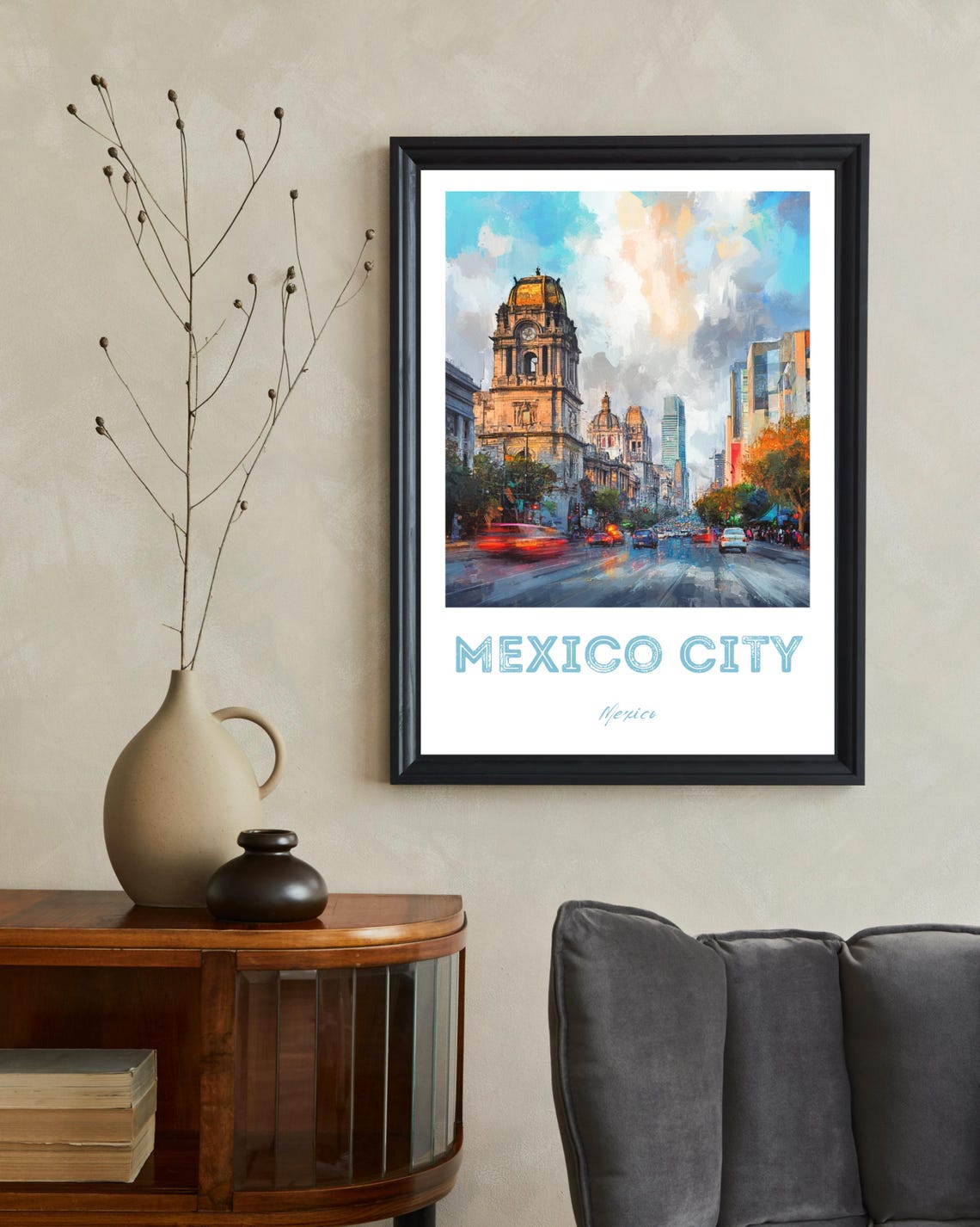 Mexico City Travel Poster, Christmas Gift - Image 2