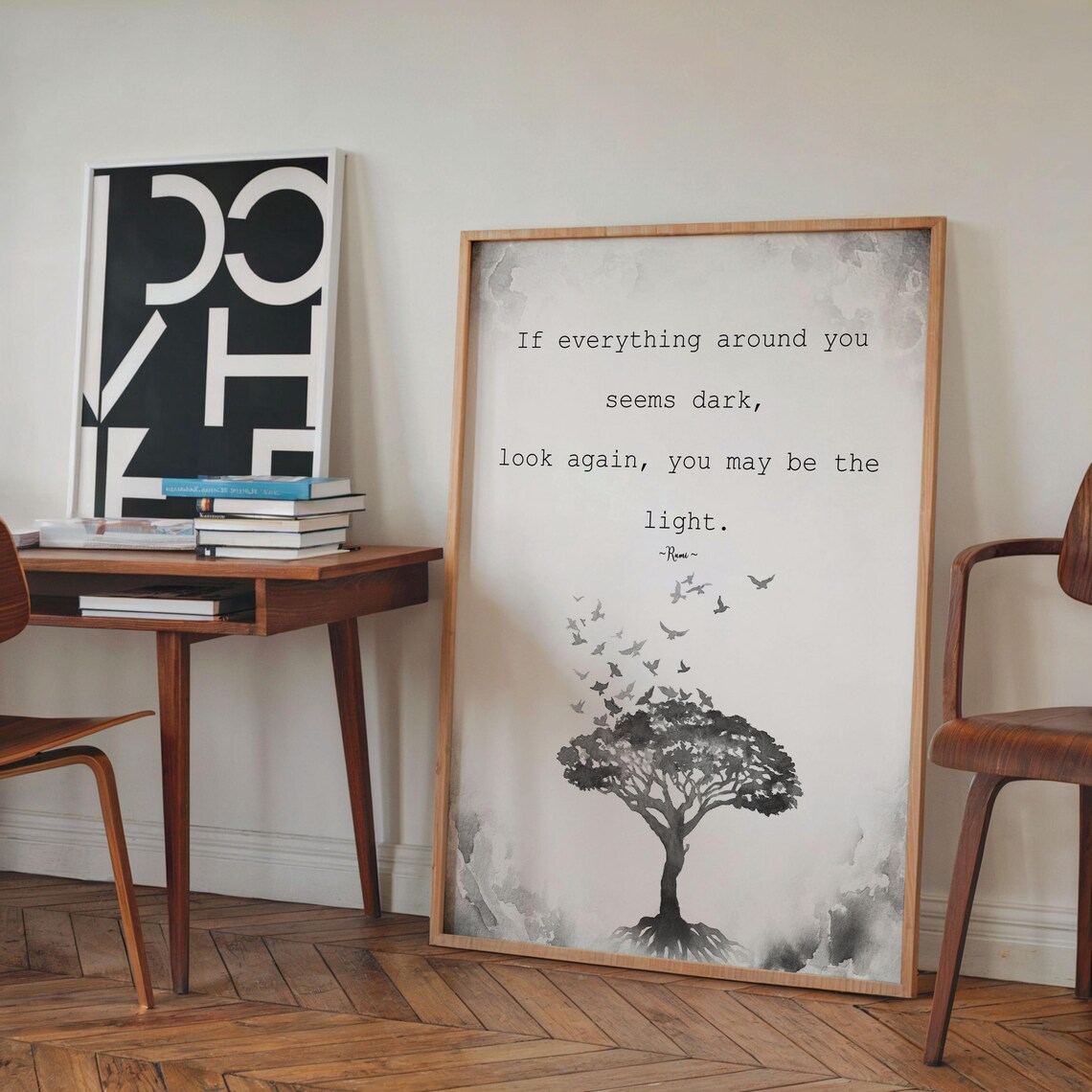 Rumi Quote Poster, Spiritual Mindfulness Art Print - Image 2