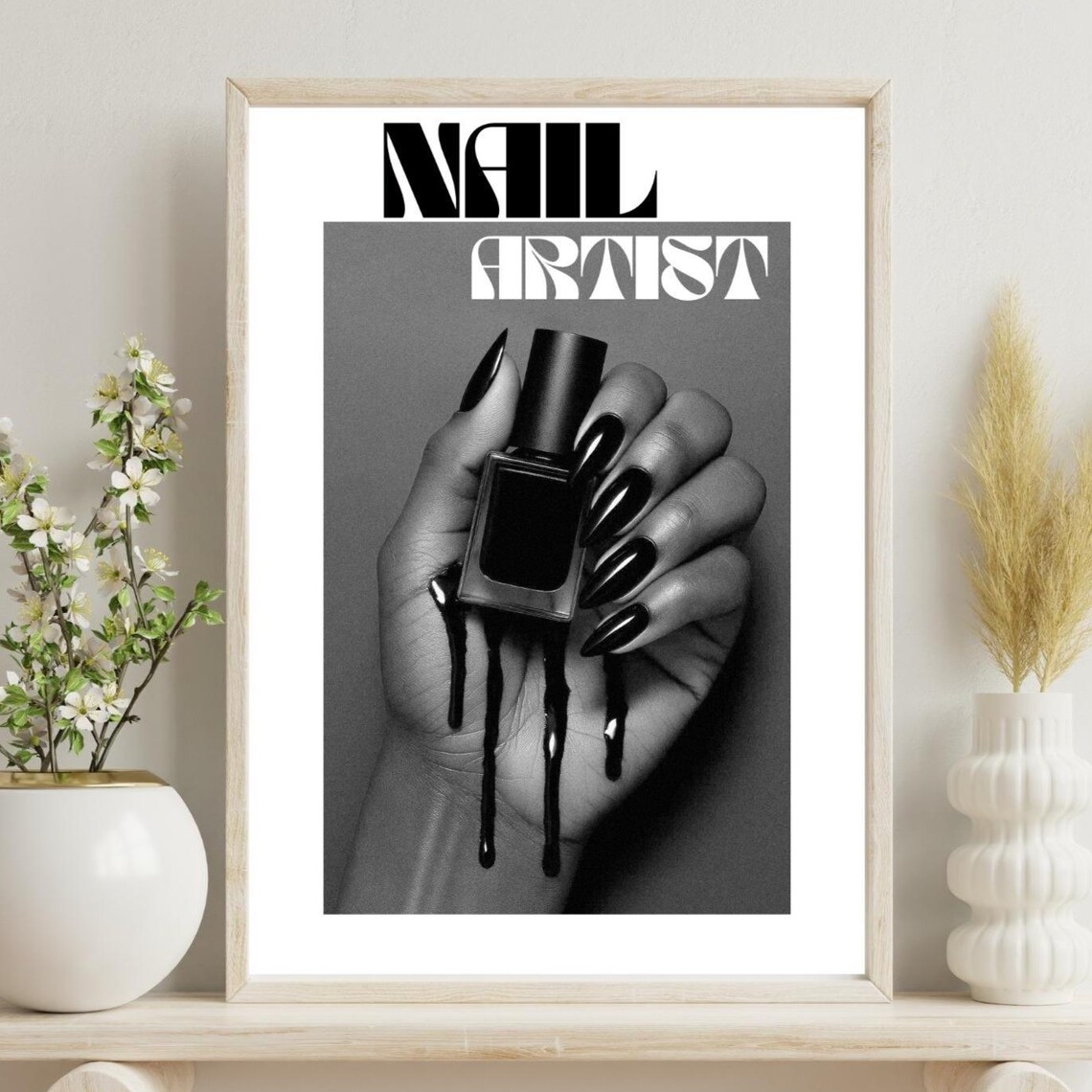 Beauty Salon Wall Art, Luxury Studio Decor