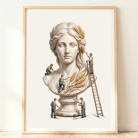 Minimal Zodiac Wall Art Virgo Print Neutral Decor Clean Aesthetic Poster