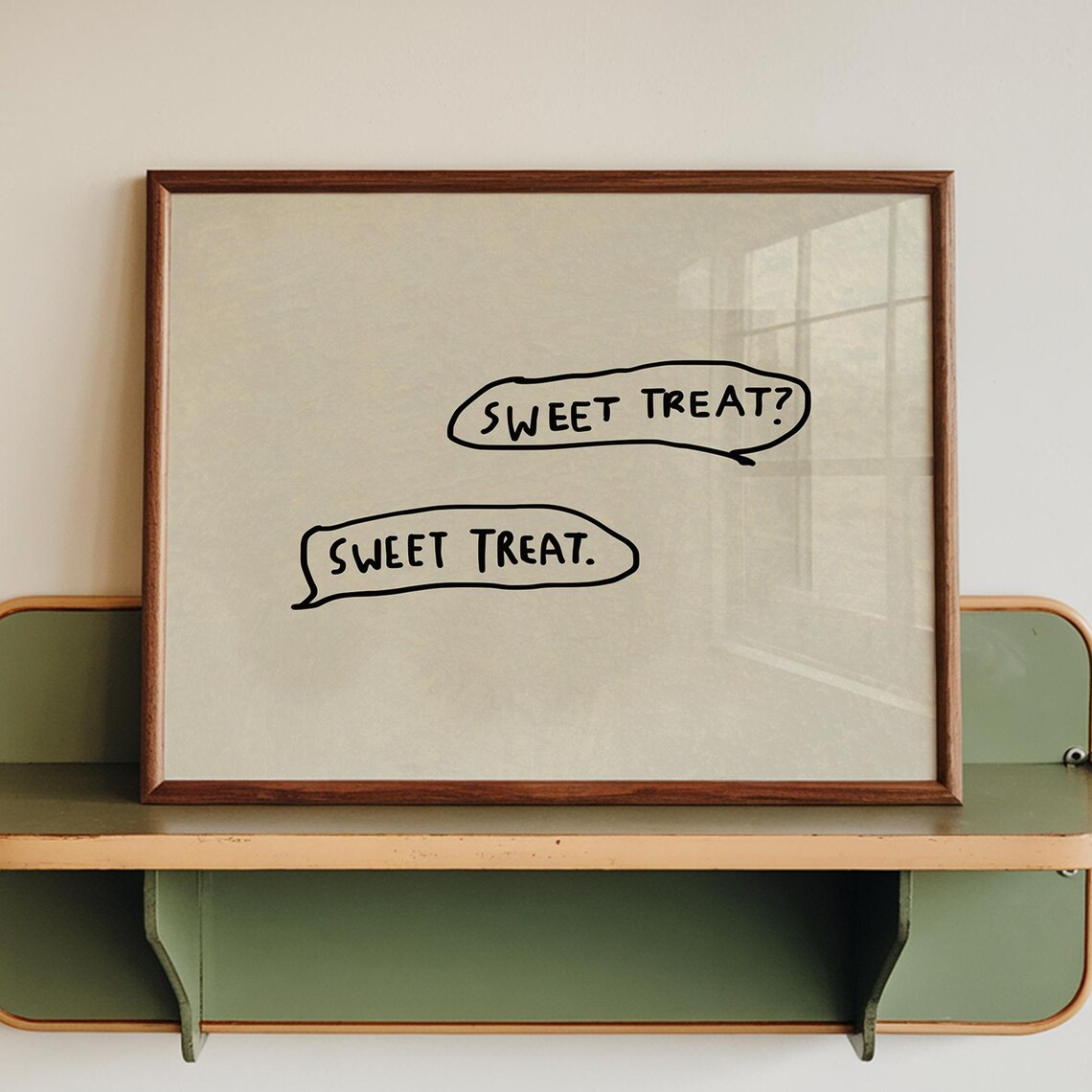 Sweet Treat, Funny Kitchen Wall Art Print