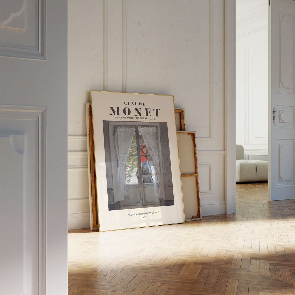 Claude Monet Exhibition Poster, Garden Scenery - Image 4