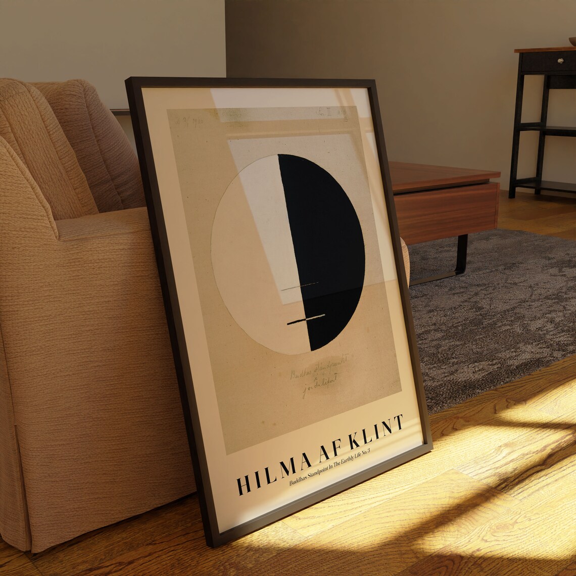 Hilma Af Klint Exhibition Abstract, Vintage Minimalist - Image 3