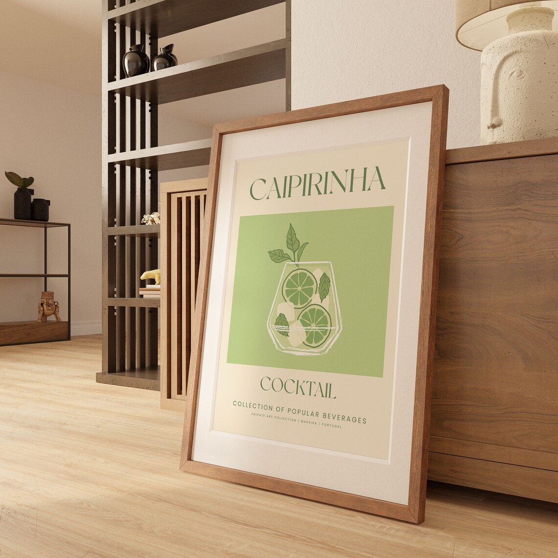 Retro Caipirinha Cocktail Print, Vintage Design - Image 2