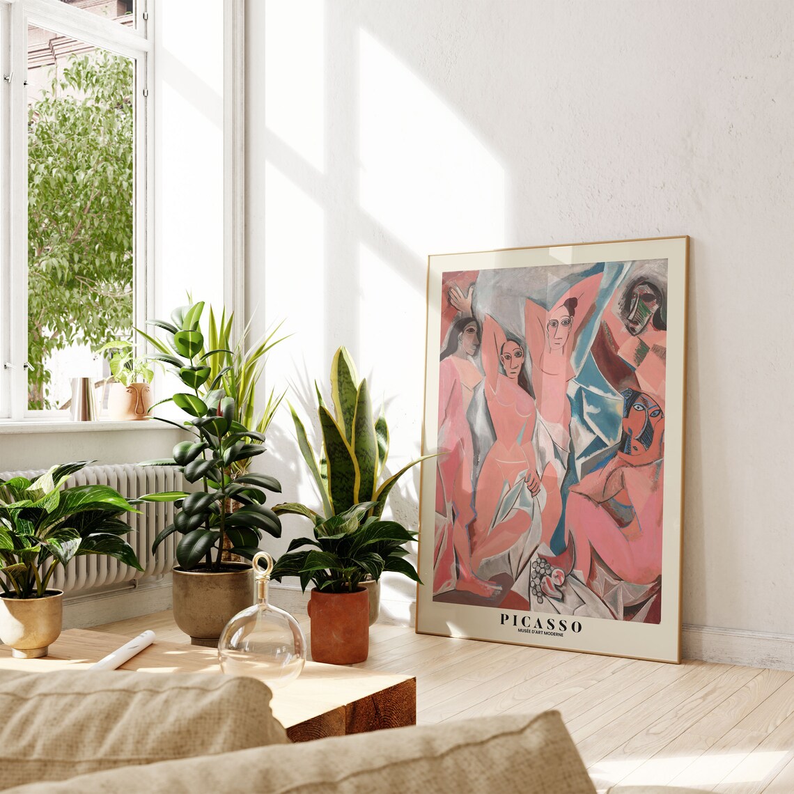 Picasso Les Demoiselles d'Avignon Famous Painting Art Poster - Image 2