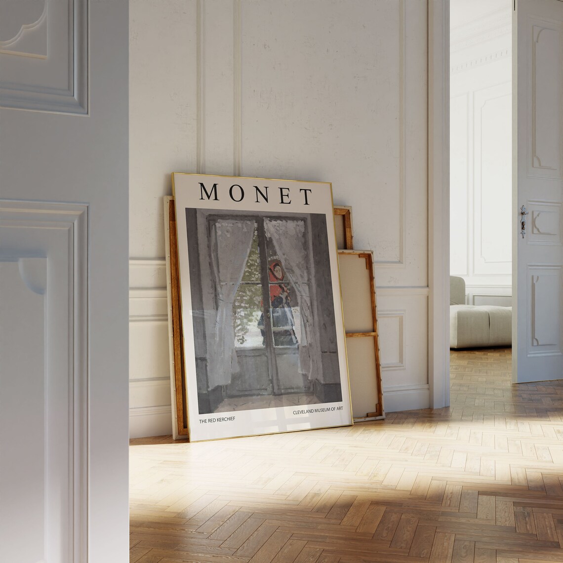 Claude Monet Exhibition Poster, Garden Scenery - Image 3