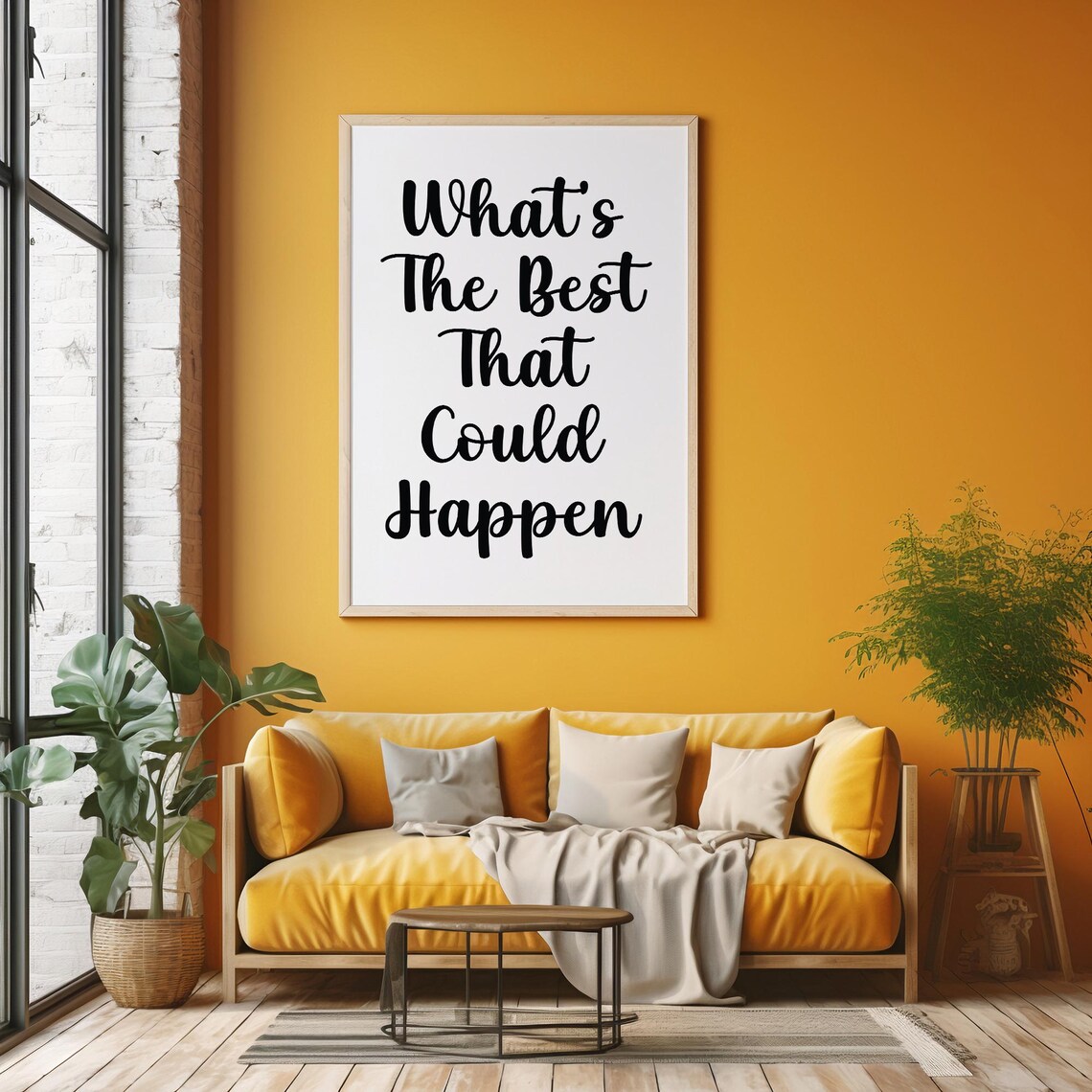 Whats The Best That Could Happen Quote, Poster Art - Image 2