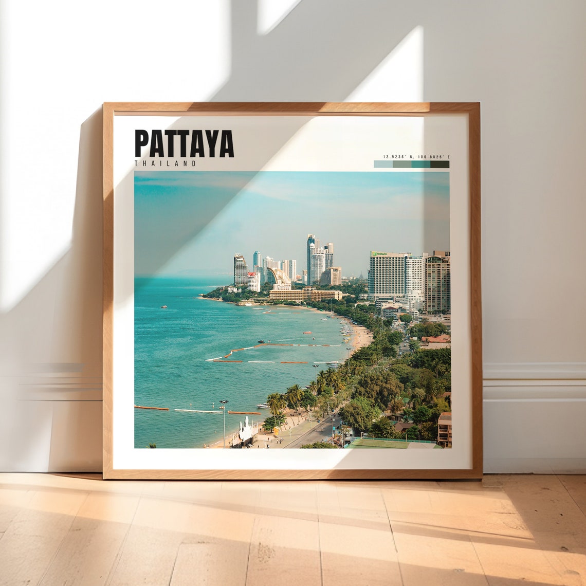 Pattaya Wall Art Pattaya Thailand Poster Pattaya Poster Pattaya Wall Print Thailand Photo Pattaya Decor P 309