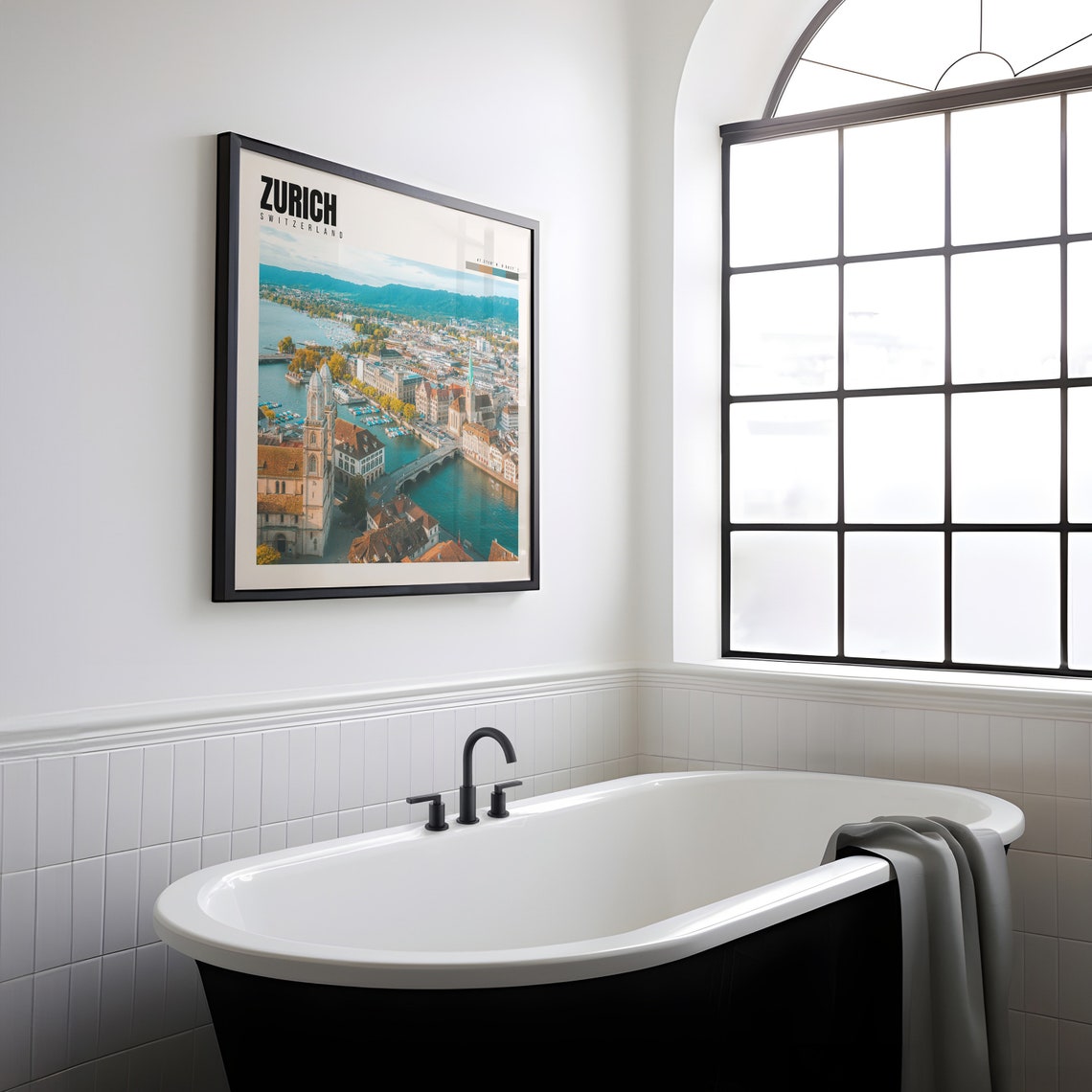 Zurich Print Zurich Switzerland Poster Zurich Wall Art Zurich Photography Zurich Photo Zurich Artwork P 173 - Image 2