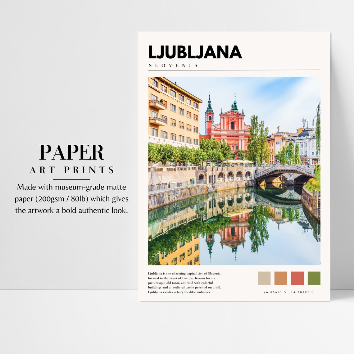 Ljubljana Print Ljubljana Slovenia Poster Ljubljana Photography Ljubljana Photo P 228 - Image 2