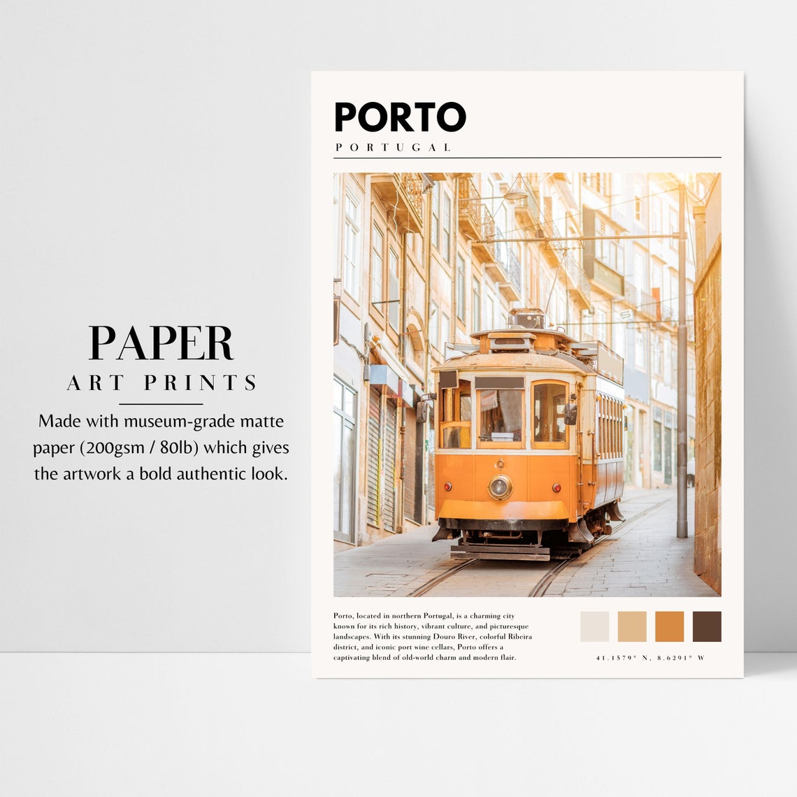 Porto Art Print Porto Portugal Poster Portugal Wall Art Porto City Photo Porto Photography P 087 - Image 3