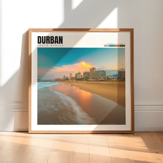Durban Wall Print Durban South Africa Poster Durban Artwork Durban Decor Durban Photo Durban Wall Art P 275