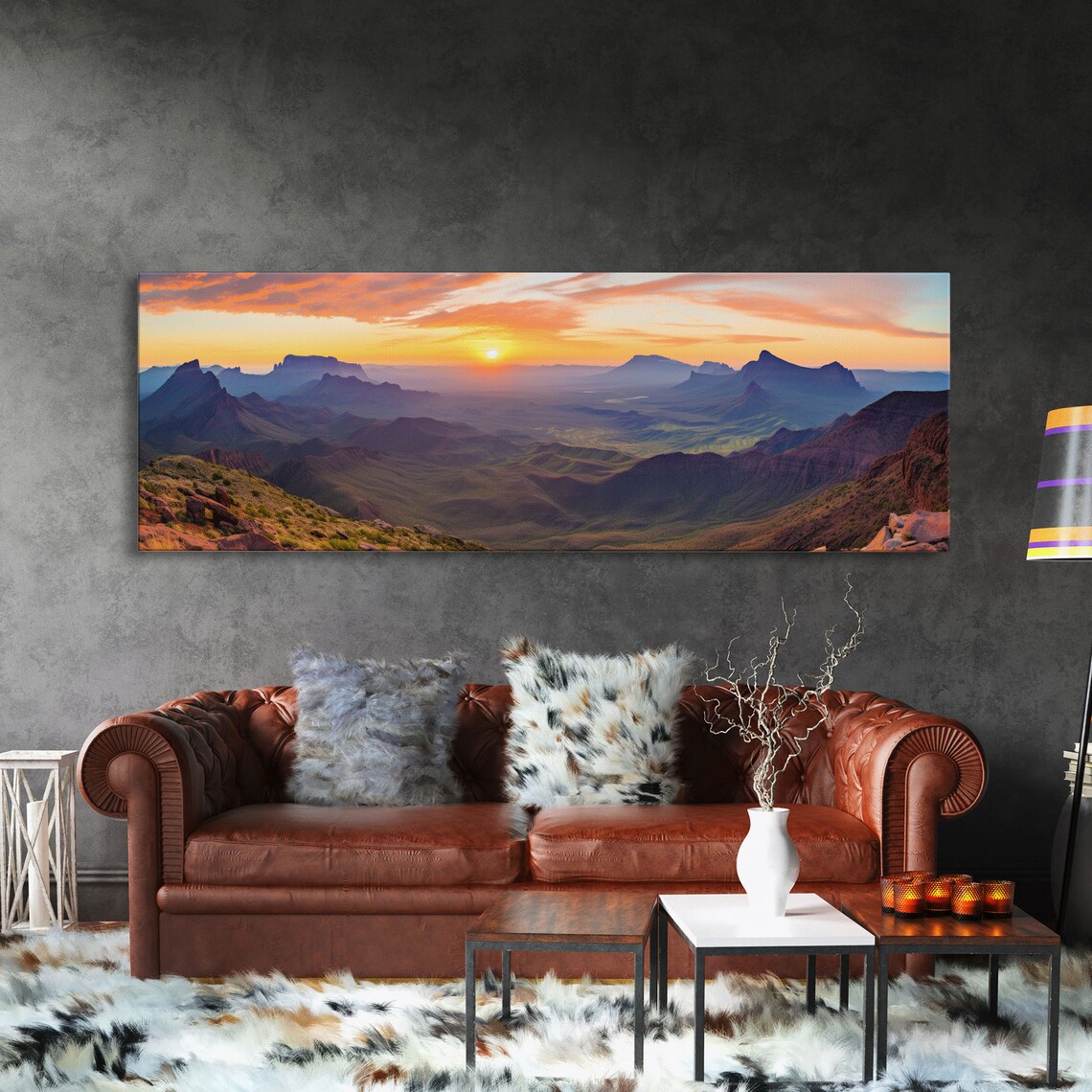 Big Bend National Park Sunset, Landscape Photography Art Print