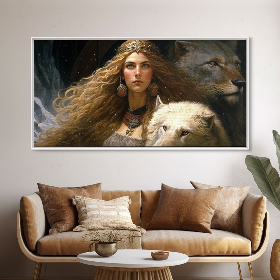Lady Freya Norse Mythology Art Print, Goddess of Love - Image 5