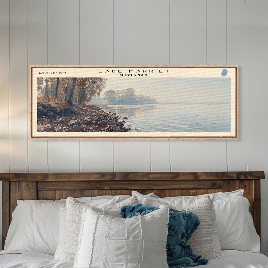 Lake Harriet Minneapolis Travel Poster, Lake House Decor - Image 5