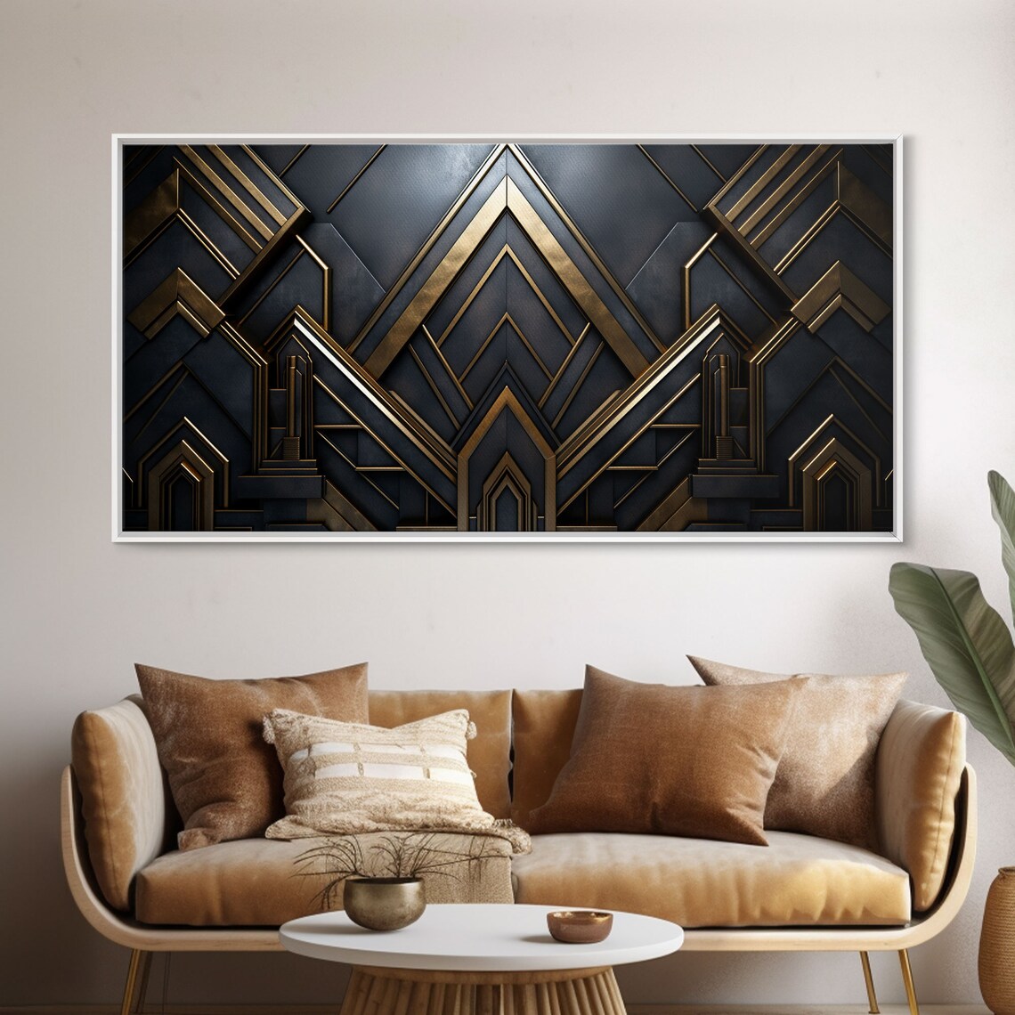 Black and Gold Art Deco Poster, 1920s Retro Style - Image 5