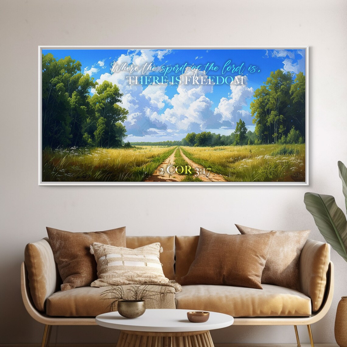 2 Corinthians 3:17 Scripture Wall Art, Inspirational - Image 5