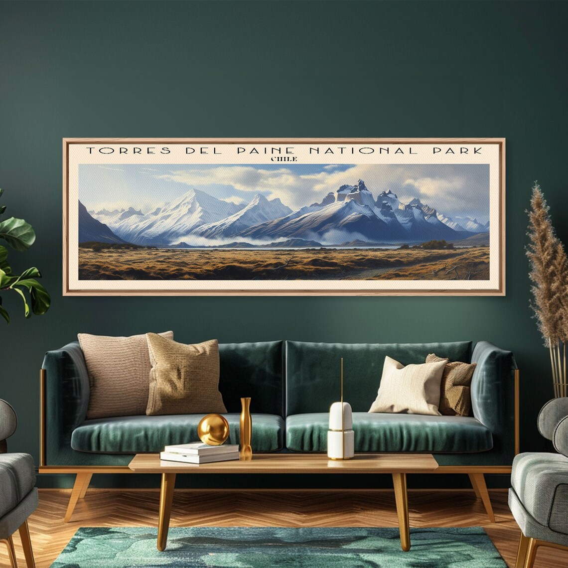 Torres Del Paine National Park Panoramic Travel Poster, Chile - Image 6